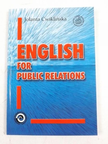 Ćwiklińska Jolanta - English for public relations