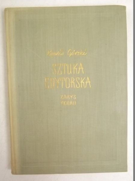 Sztuka edytorska. Zarys teorii