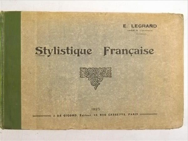 Stylistique Francaise, 1925 r.