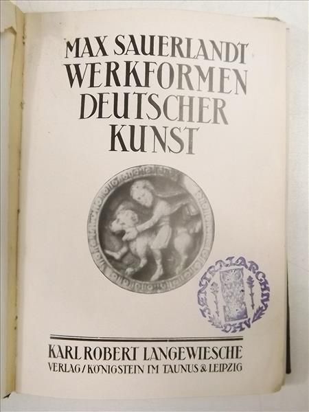 Werkformen Deutscher Kunst, ok.1927 r.