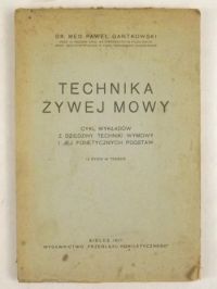 Technika żywej mowy, 1937 r.