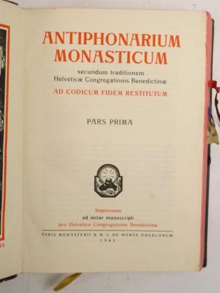Antiphonarium Monasticum, 1943 r.