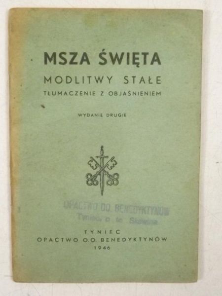 Msza święta. Modlitwy stałe, 1946 r.