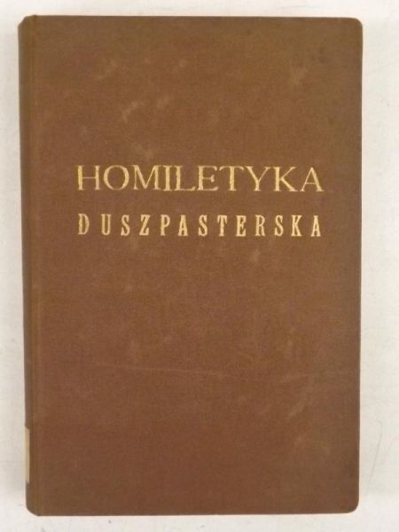 Homiletyka duszpasterska, 1935 r.