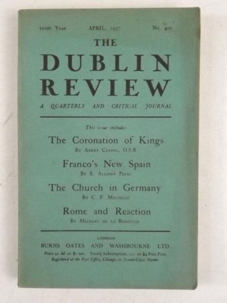 The Dublin Review, 1937 r.