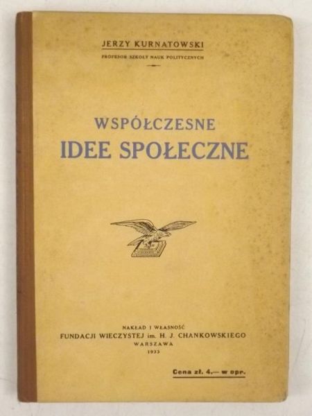 Współczesne idee społeczne, 1933 r.