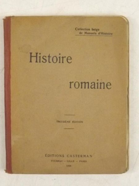 Histoire romaine, 1924 r.