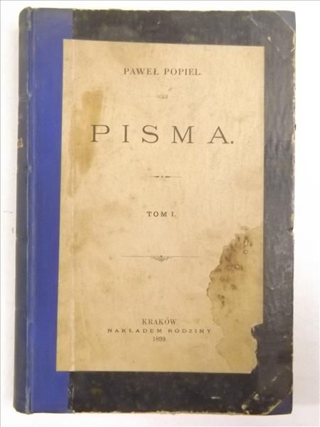 Pisma, T. I, 1893 r.