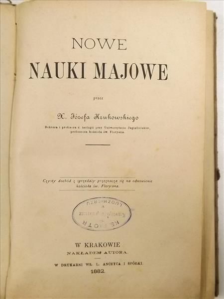 Nowe nauki majowe, 1882 r.