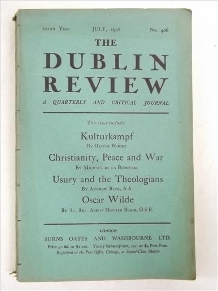 Dawson Christopher, Dey James - The Dublin review, 1935 r.