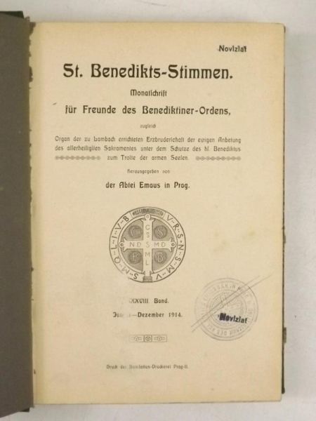 St. Benedikts-Stimmen. Monatlchrift fur Freunde des Benediktiner-Ordens, 1914 r.