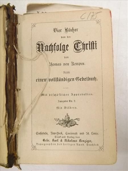 Vier Bucher von der Nachfolge Christi, ok. 1907 r.