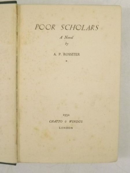 Poor Scholars, 1932 r.