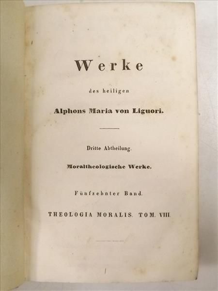 Haringer Michael - Theologia Moralis, tomus Octavus, 1847 r.