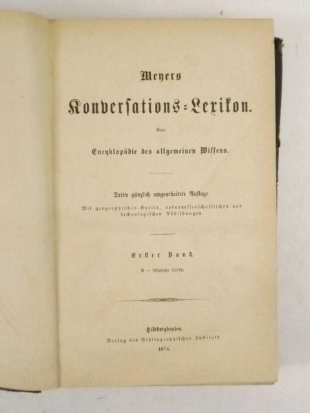 Meners. Konversations - Leriton, 1874 r.