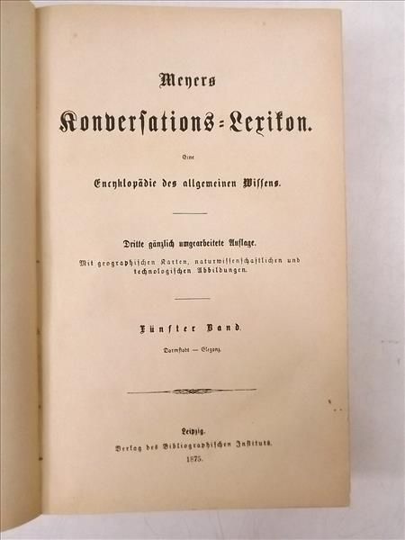 Meyers konversationslexikon, Band Funster, 1875 r.