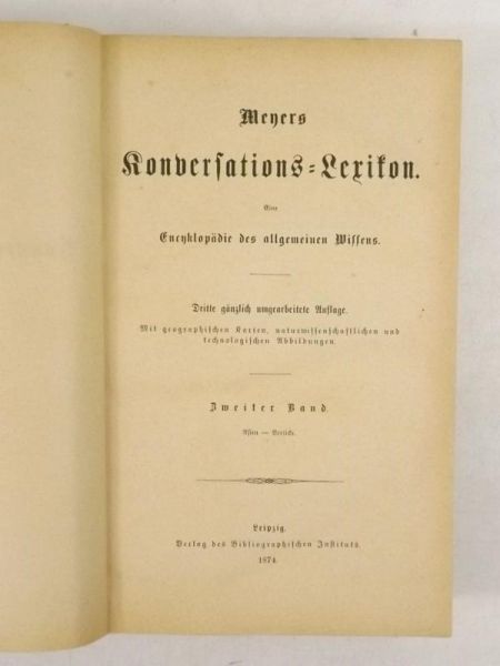Meners. Konversations - Leriton, 1874 r.