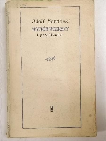 Wybór wierszy i przekładów
