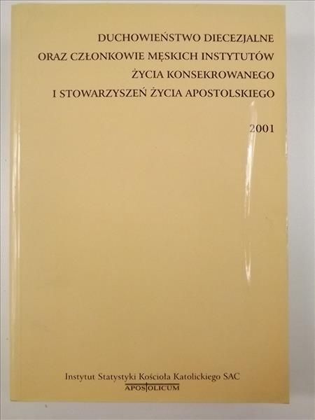 Duchowieństwo diecezjalne oraz członkowie męskich instytutów życia konsekrowanego i stowarzyszeń życia apostolskiego