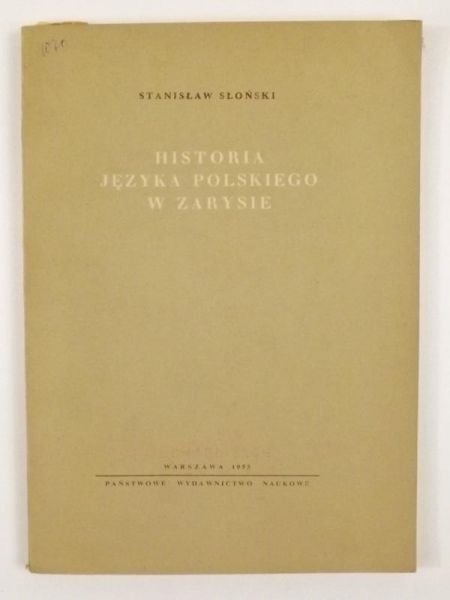Historia języka polskiego w zarysie