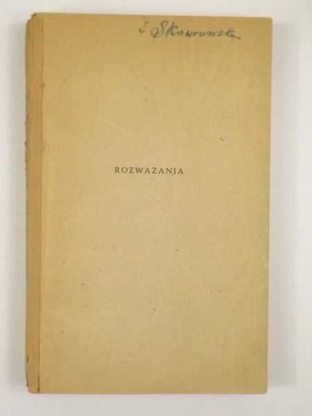 Rozważania, 1947 r.
