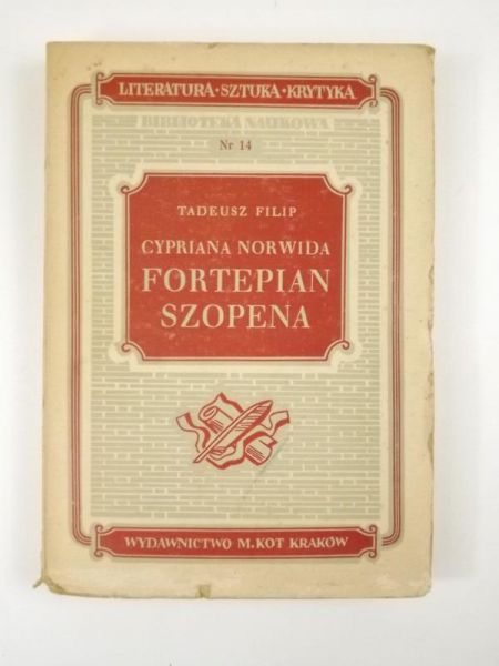 Filip Tadeusz - Cypriana Norwida fortepian Szopena, 1949 r.