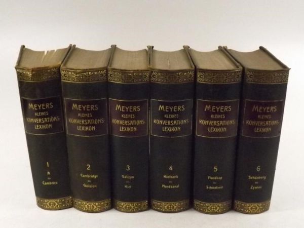 Meyers Kleines Konversations  Lexikon, Tom I  VI, 1908  1910 r.