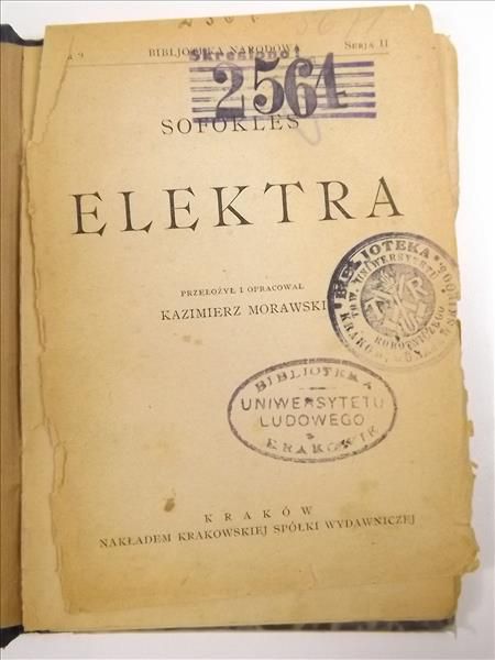Elektra, ok. 1905 r.