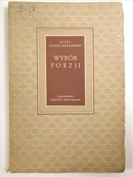 Wybór poezji, 1950 r.