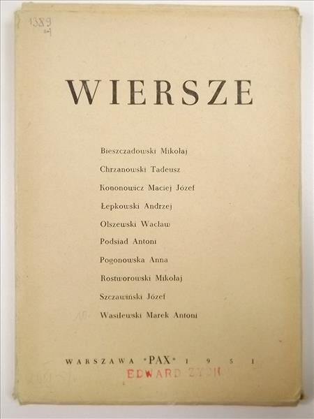 Wiersze. Teczka: 10 książeczek