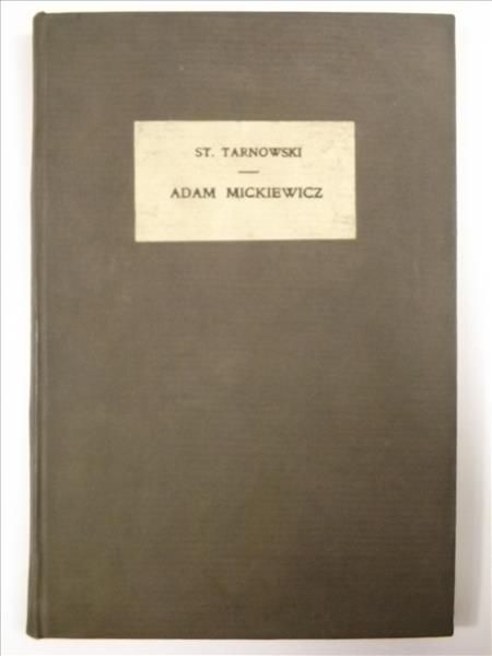 Adam Mickiewicz, 1898 r.