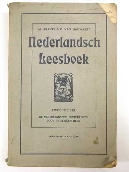 Brants M., Hauwaert O. Van - Nederlandsch Leesboek, 1924 r.
