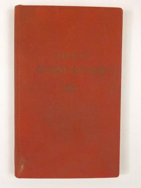 Ordo Divini Officii Recitandi. Missaeque Celebrandae, 1939 r.