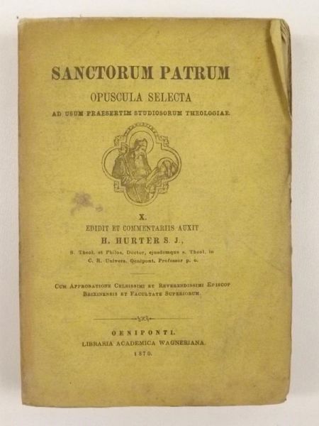 Sanctorium Patrum Opuscula Selecta, 1870 r.