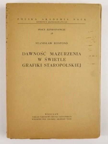 Dawność mazurzenia w świetle grafiki staropolskiej