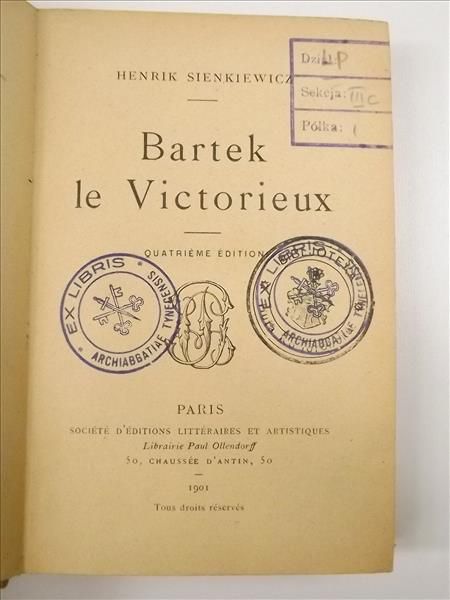 Bartek le Victorieux, 1901 r.