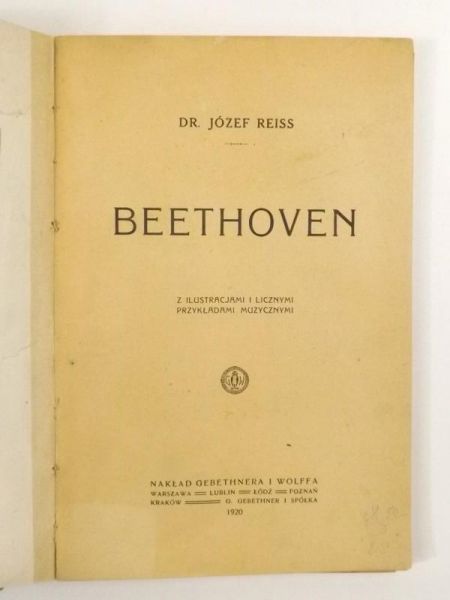 Beethoven, 1920 r.