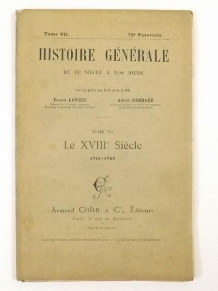 Histoire Generale, 1895 r.