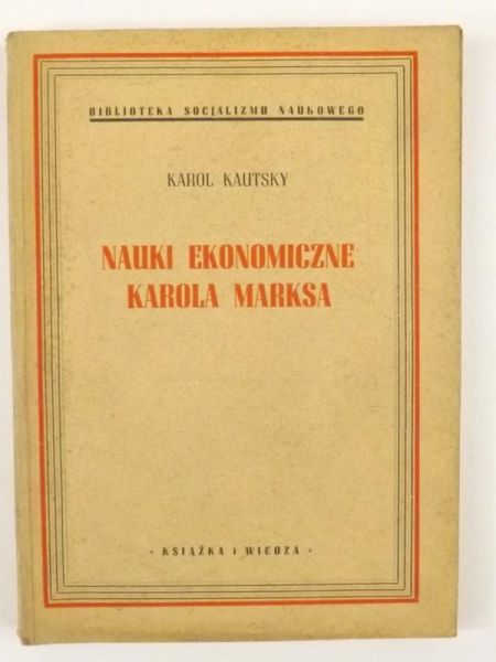 Nauki ekonomiczne a Marksa, 1949 r.