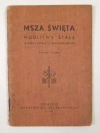 Msza Święta. Modlitwy stałe, 1946 r.
