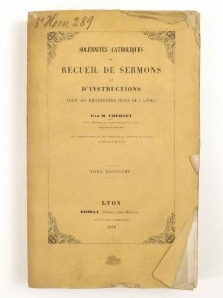 Solennites Catholiques. 1858 r.