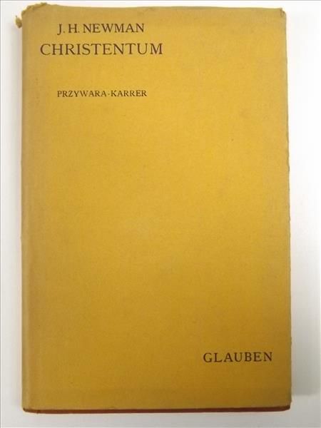 Christentum Aufbau, III Glauben, 1922 r.
