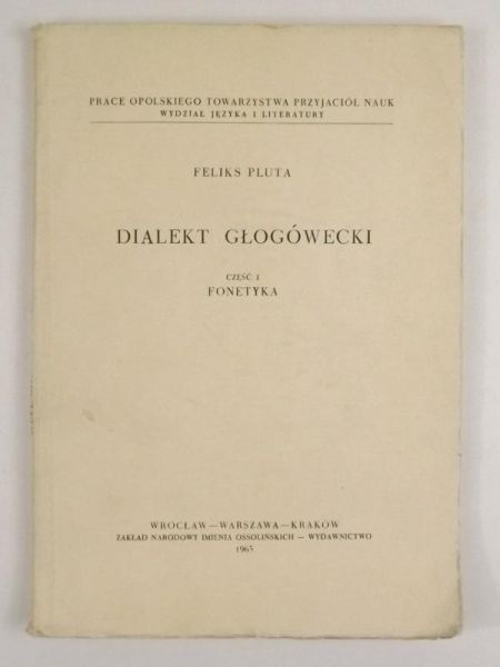 Dialekt Głogówecki, cz I.
