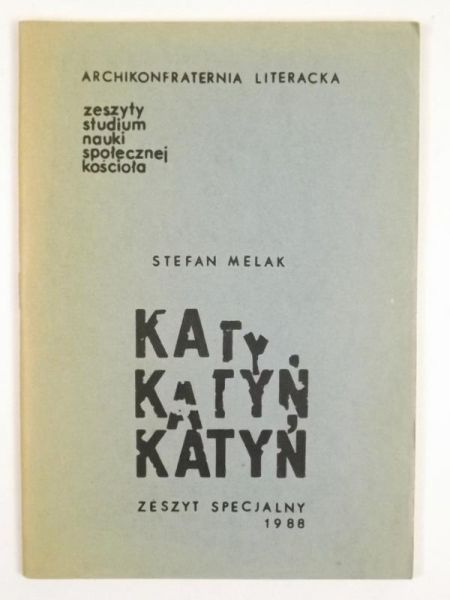 Katyń, zeszyt specjalny