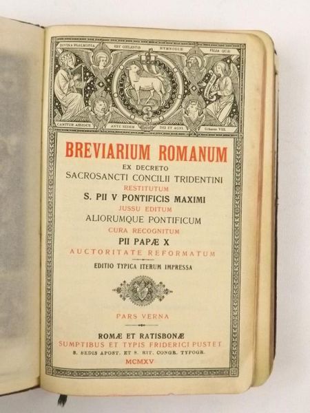 Breviarium Romanum, 1915 r.