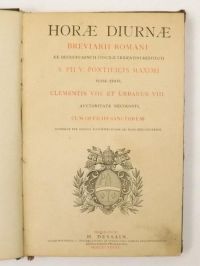 Horae Diurnae, 1801 r.