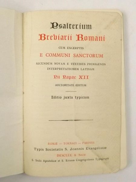 Breviarii Romani, 1946 r.