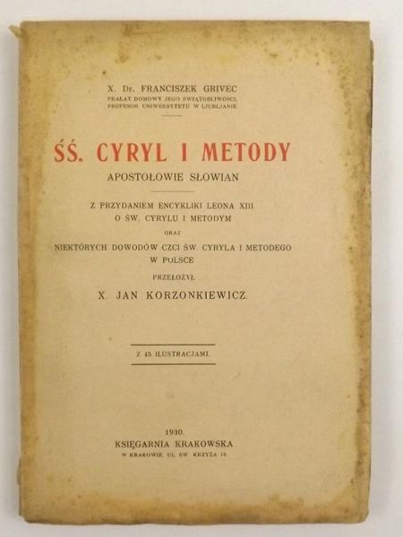 Grivec Franciszek - ŚŚ Cyryl i Metody, 1930 r.