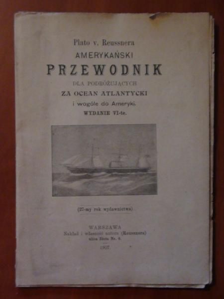 Amerykański przewodnik dla podróżujących za Ocean Atlantycki 1907