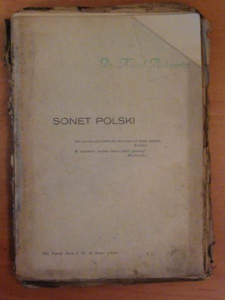 Sonet Polski wyd. 1925
